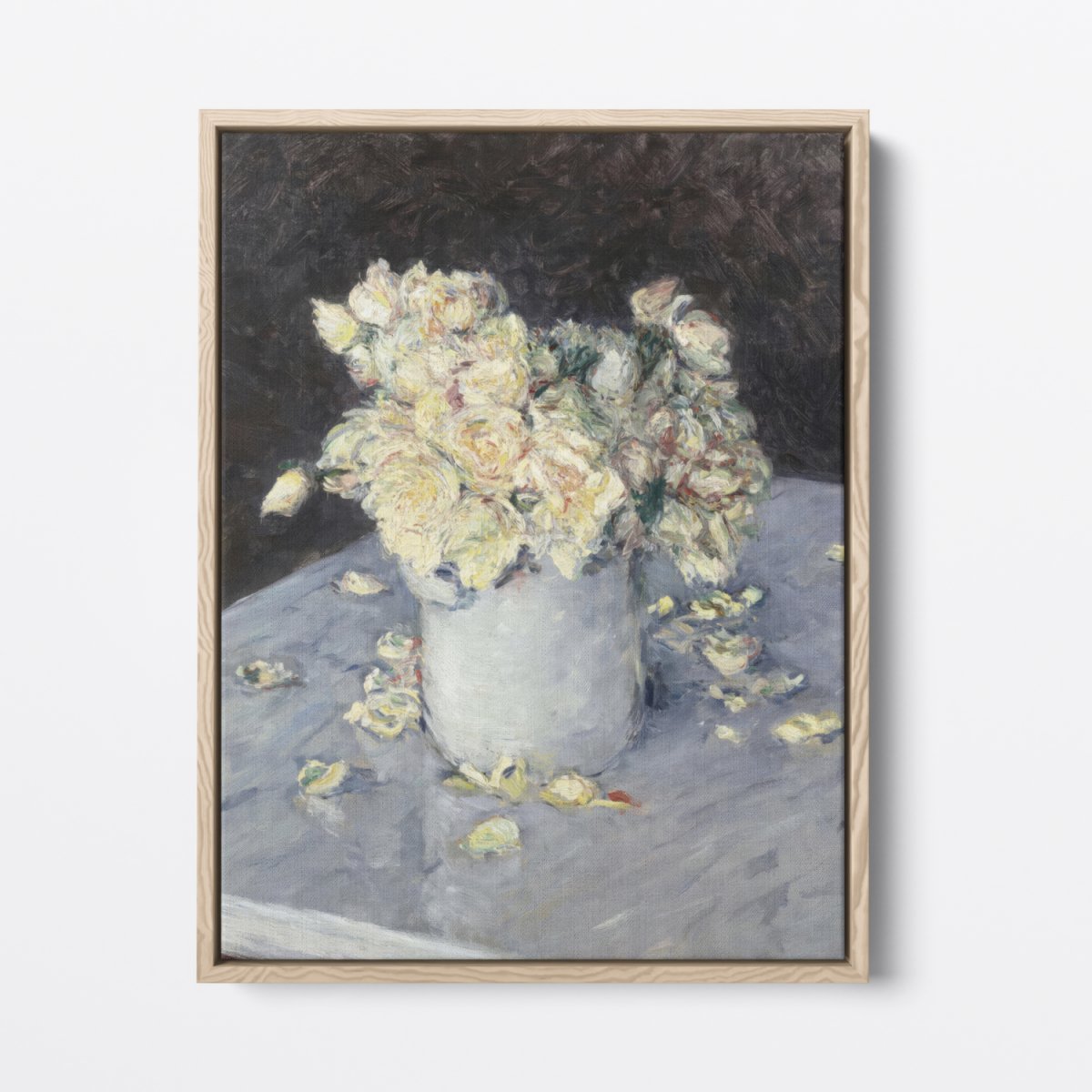 Yellow Roses in a Vase | Gustave Caillebotte | Ave Legato Art Prints