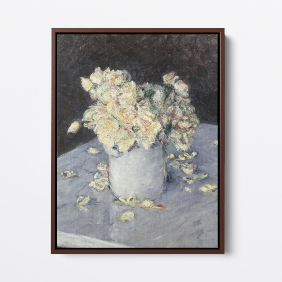 Yellow Roses in a Vase | Gustave Caillebotte | Ave Legato Art Prints