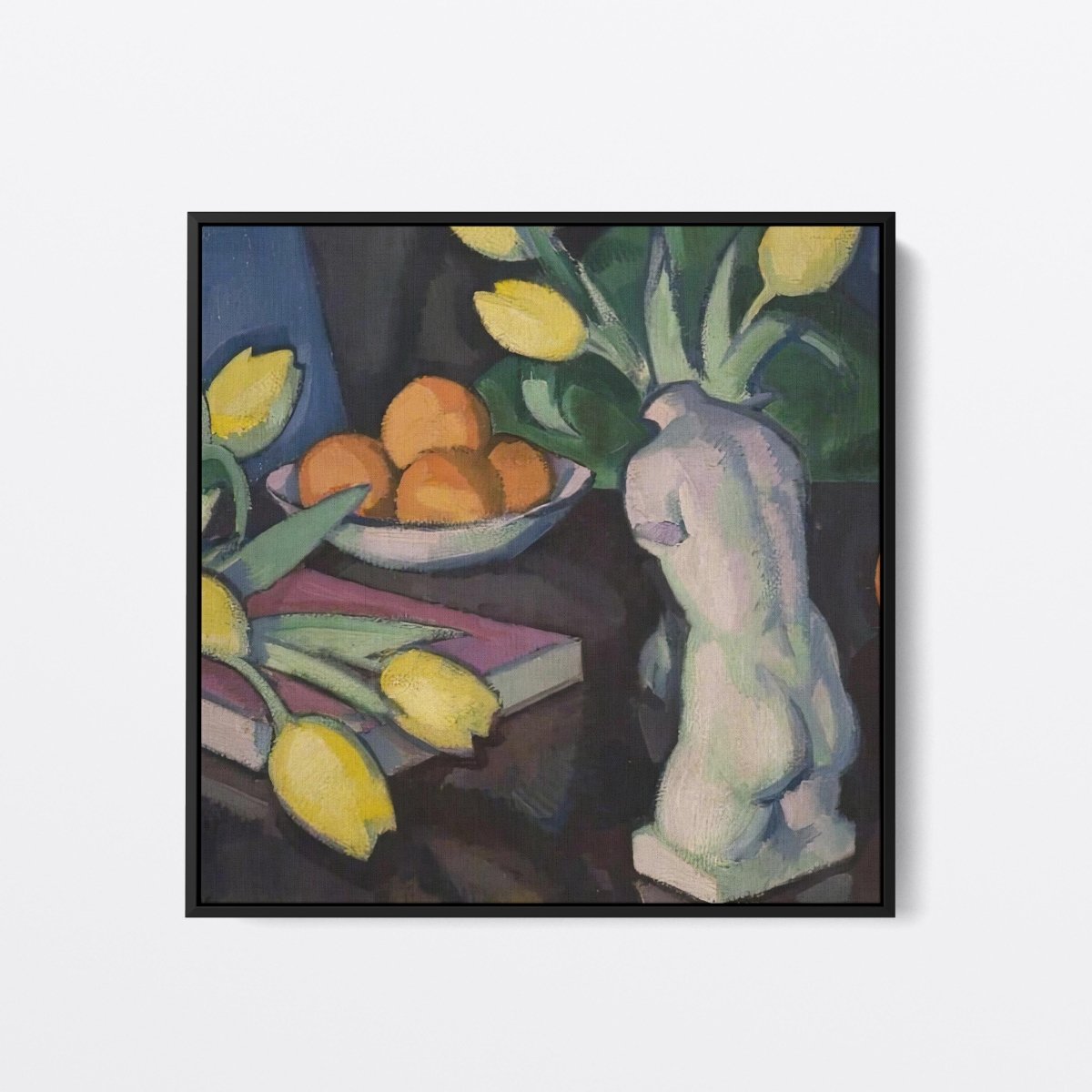 Yellow Tulips and Statuette | Samuel Peploe | Ave Legato Art Prints