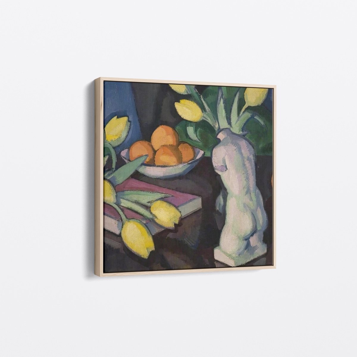 Yellow Tulips and Statuette | Samuel Peploe | Ave Legato Art Prints