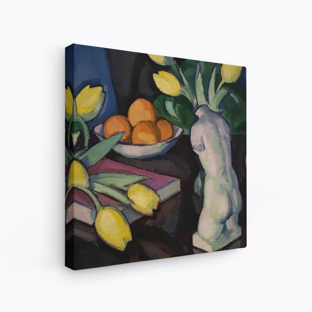 Yellow Tulips and Statuette | Samuel Peploe | Ave Legato Art Prints