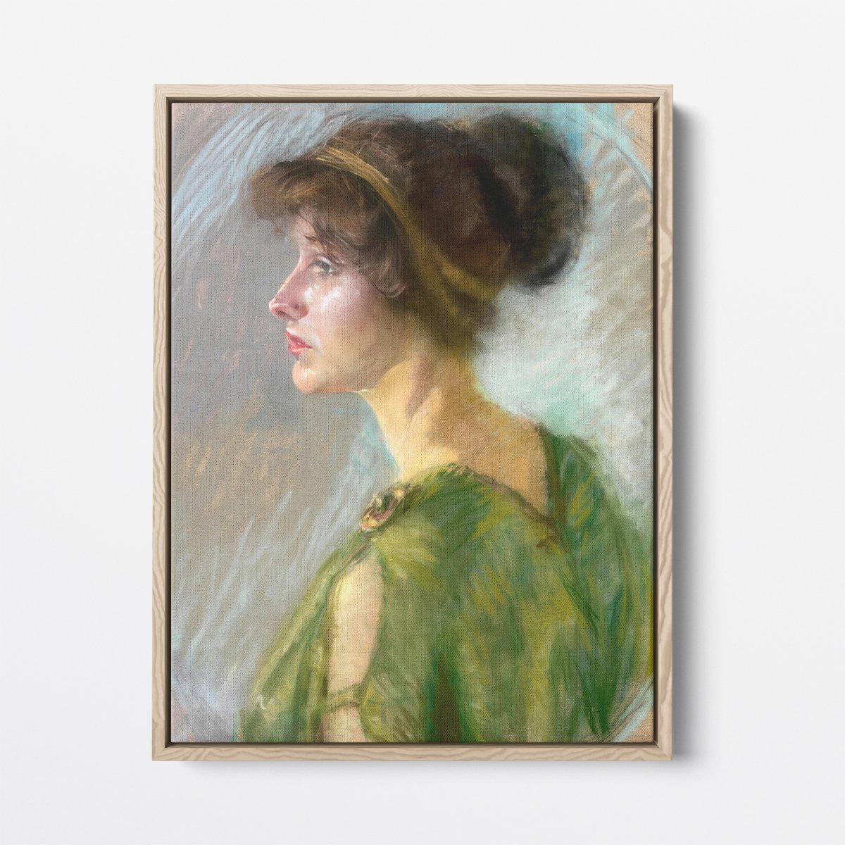 Young Woman in Green | Alice Pike Barney | Ave Legato Art Prints