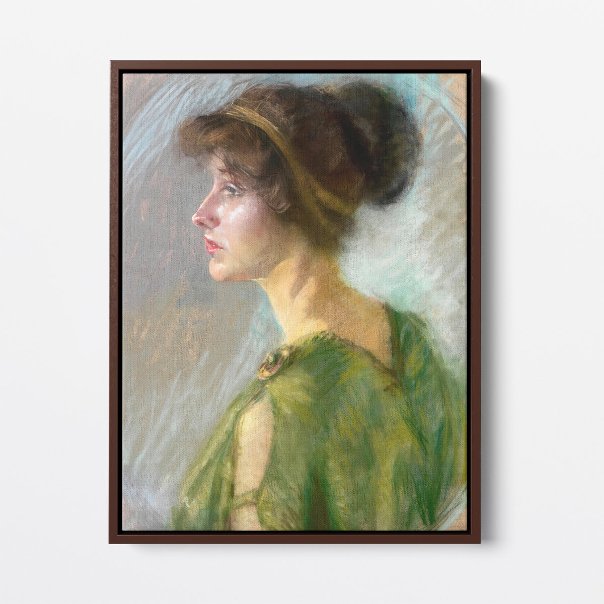 Young Woman in Green | Alice Pike Barney | Ave Legato Art Prints