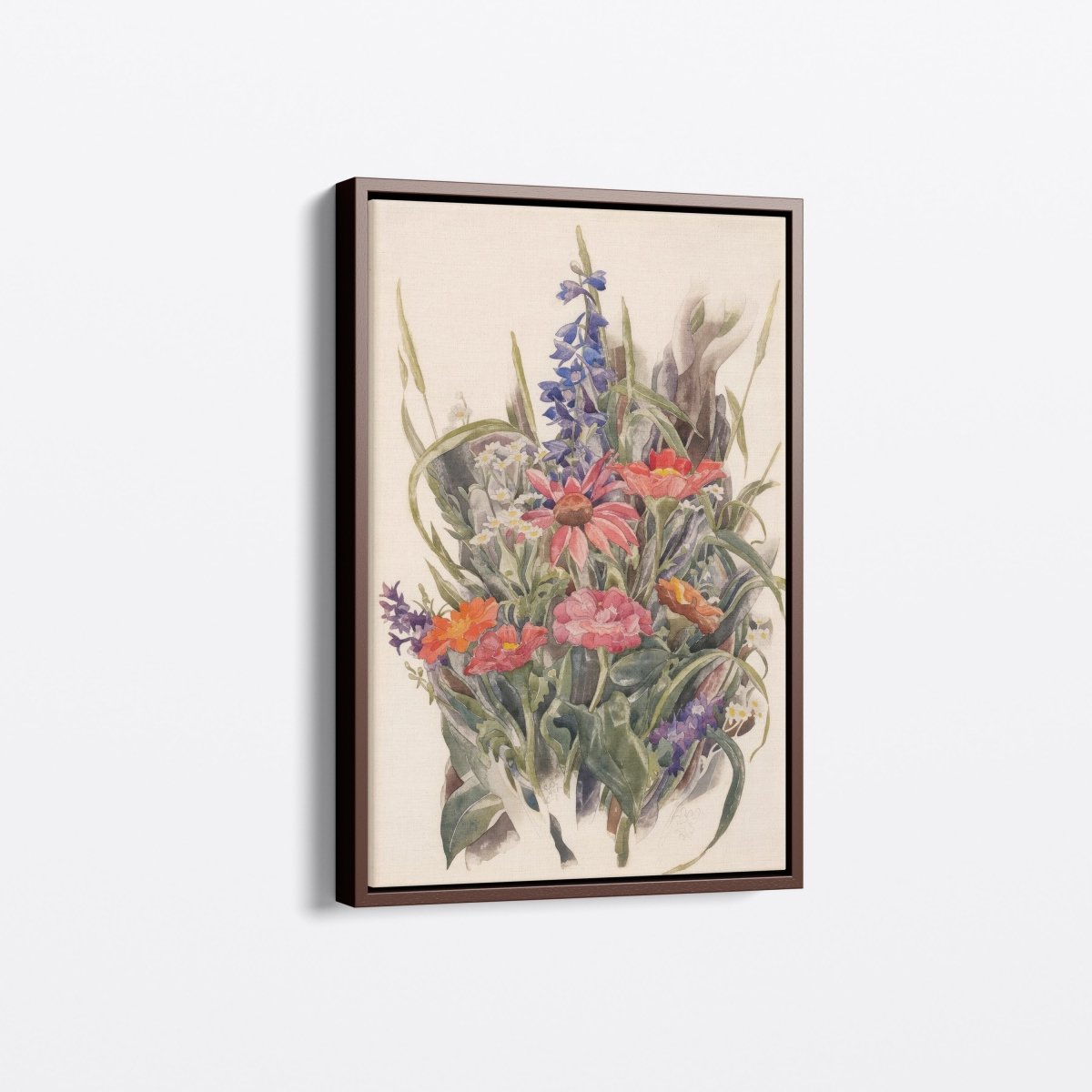 Zinnias, Larkspur and Daisies | Charles Demuth | Ave Legato Art Prints