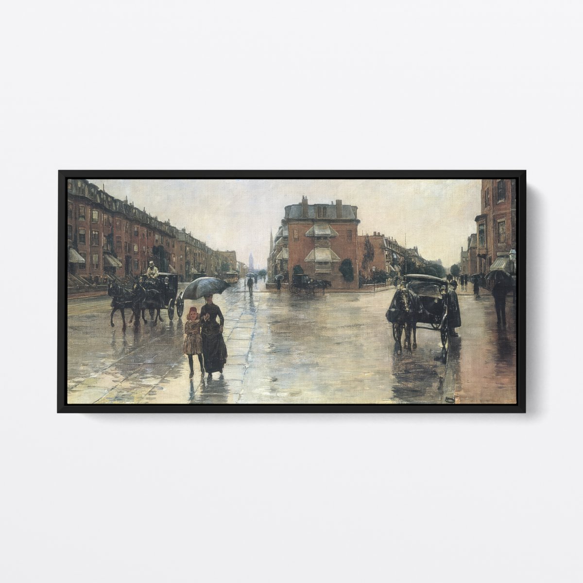 A Rainy Day In Boston | Childe Hassam | Ave Legato Art Prints