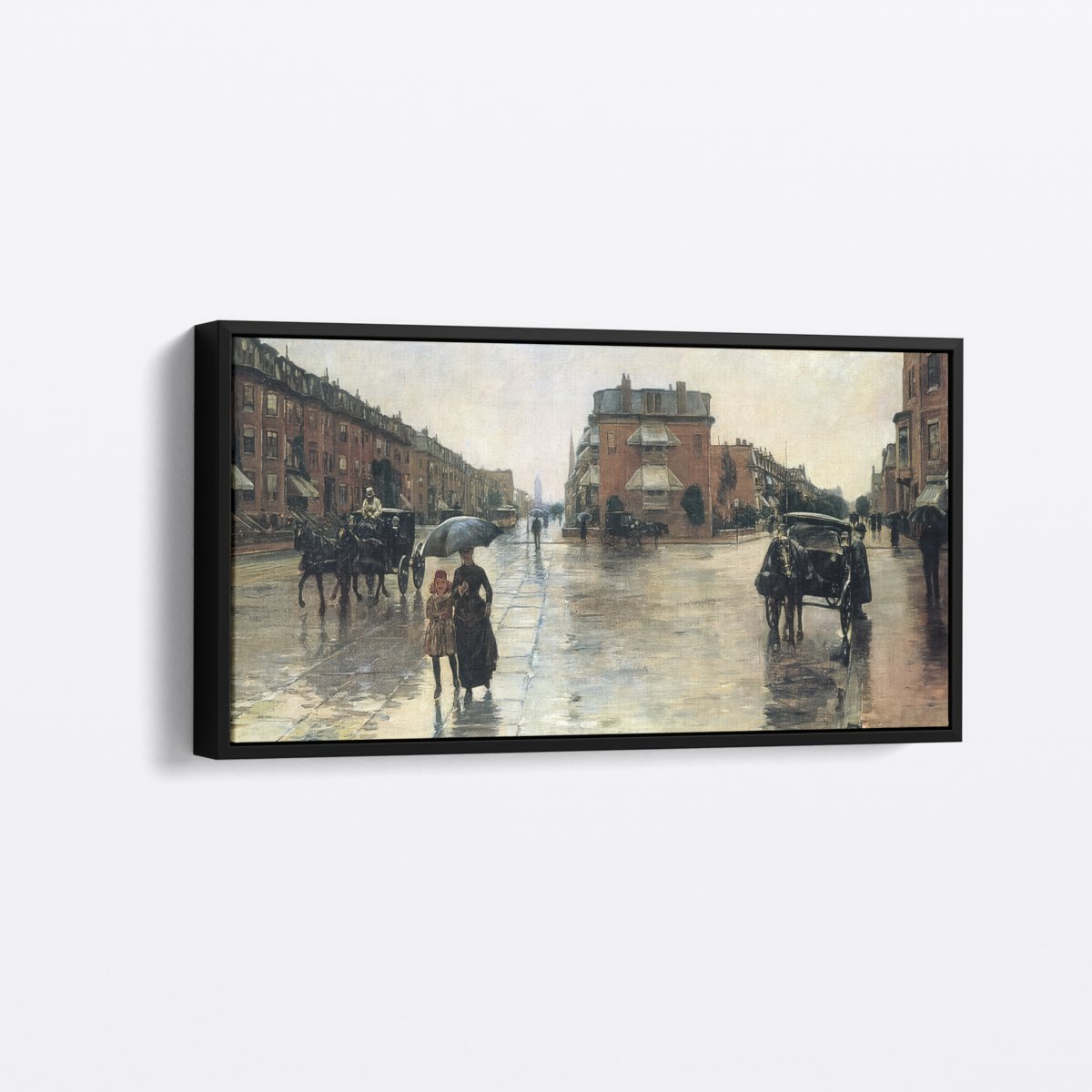 A Rainy Day In Boston | Childe Hassam | Ave Legato Art Prints