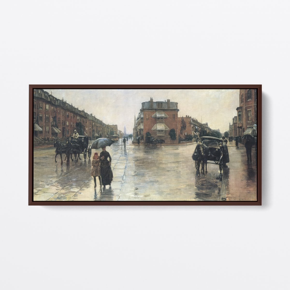 A Rainy Day In Boston | Childe Hassam | Ave Legato Art Prints