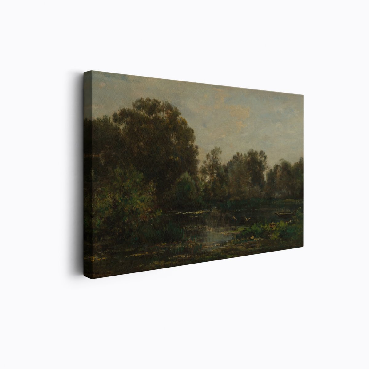 A River Landscape | Charles Daubigny | Ave Legato Art Prints