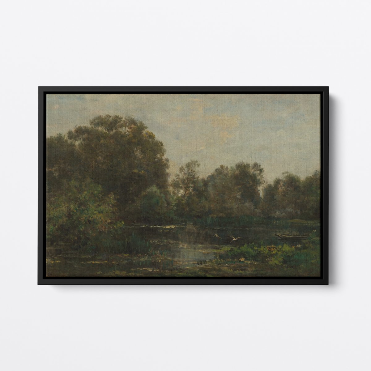 A River Landscape | Charles Daubigny | Ave Legato Art Prints