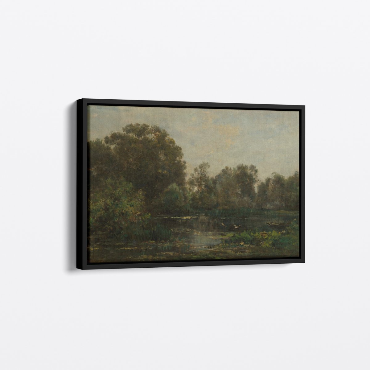 A River Landscape | Charles Daubigny | Ave Legato Art Prints