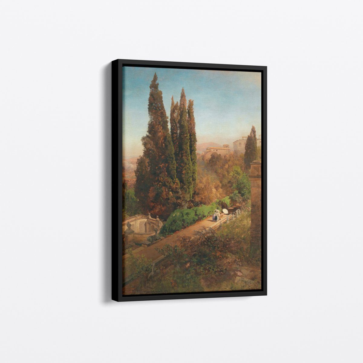 Juniper Pass | Oswald Achenbach | Ave Legato | Canvas Art Prints | Vintage Artwork