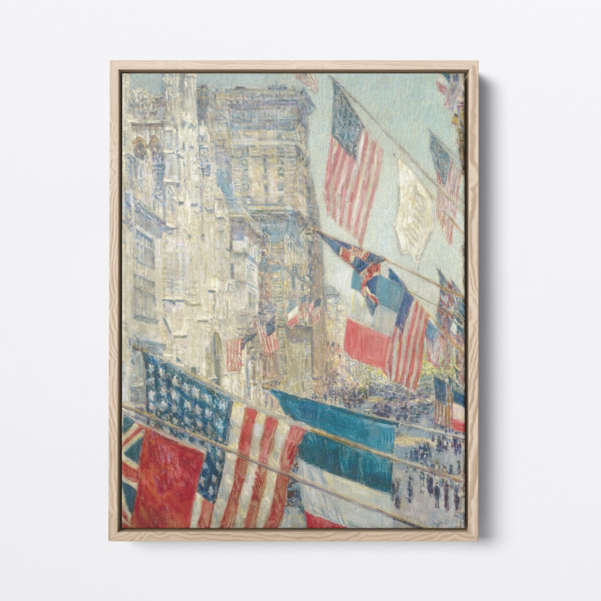 Allies Day (1917) | Childe Hassam | Ave Legato | Canvas Art Prints | Vintage Artwork