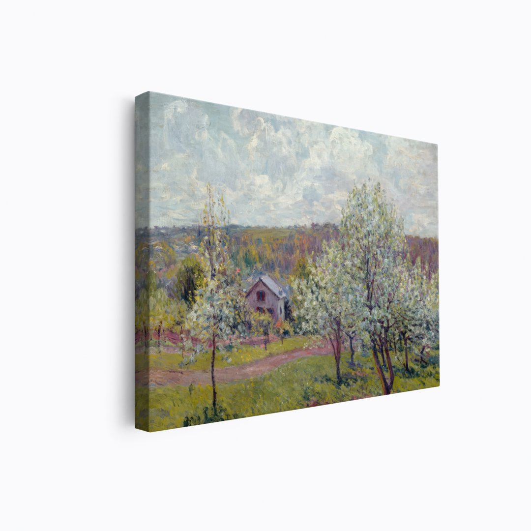Apple Blossom in Spring | Alfred Sisley | Ave Legato | Canvas Art Prints | Vintage Artwork