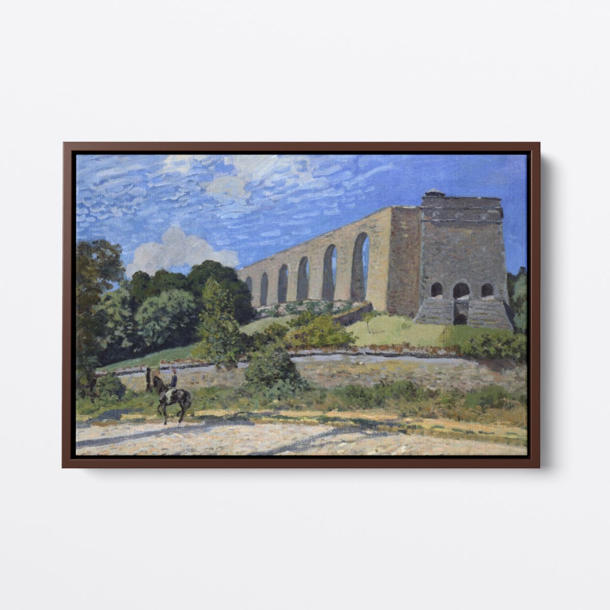 Aqueduct | Alfred Sisley | Ave Legato | Canvas Art Prints | Vintage Artwork