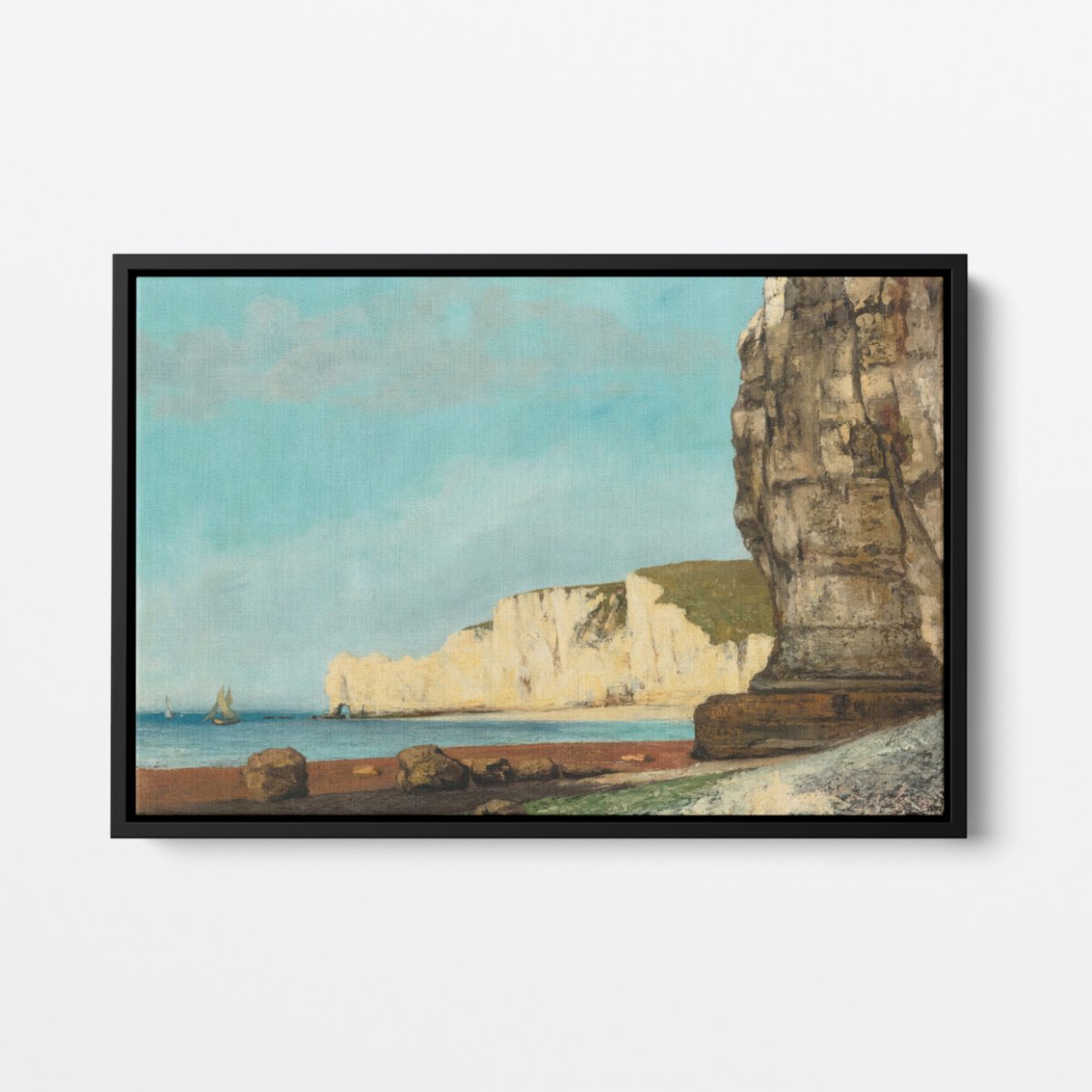 At The Edge | Gustave Courbet | Ave Legato Art Prints