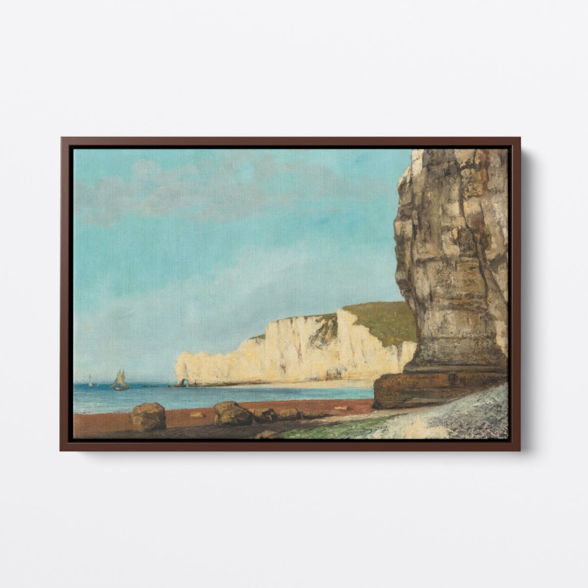 At The Edge | Gustave Courbet | Ave Legato | Canvas Art Prints | Vintage Artwork