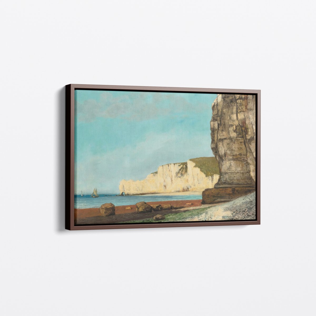 At The Edge | Gustave Courbet | Ave Legato | Canvas Art Prints | Vintage Artwork
