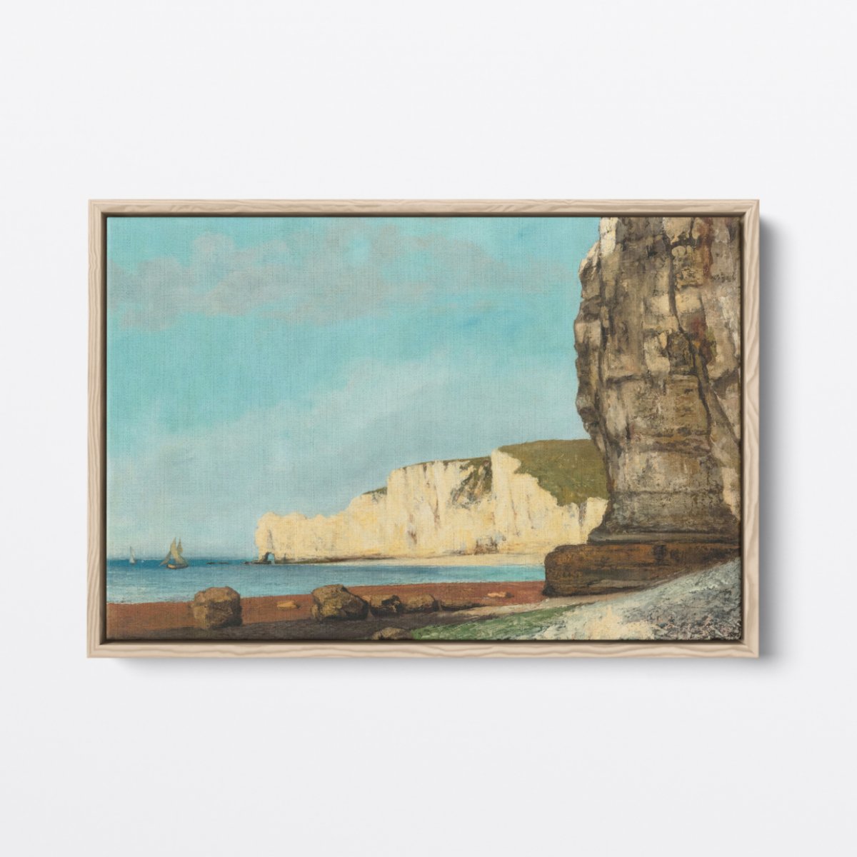 At The Edge | Gustave Courbet | Ave Legato Art Prints