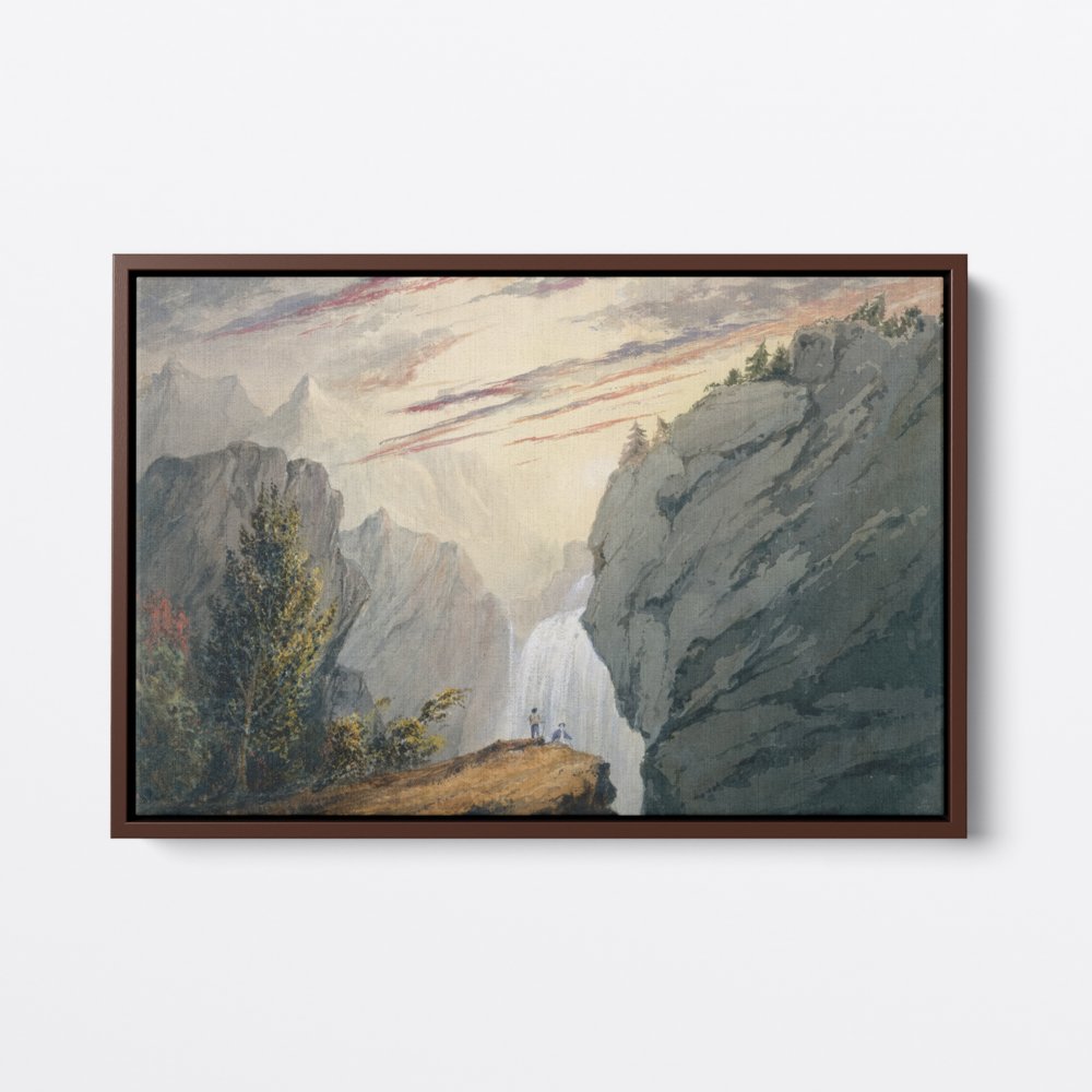 At the Waterfall | David Johnston | Ave Legato | Canvas Art Prints | Vintage Artwork