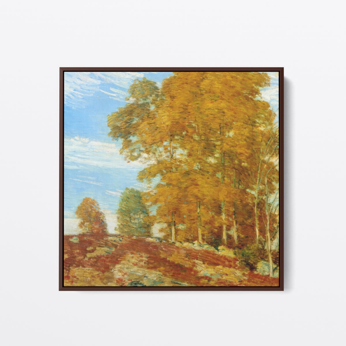 Autumn Hilltop | Childe Hassam | Ave Legato | Canvas Art Prints | Vintage Artwork