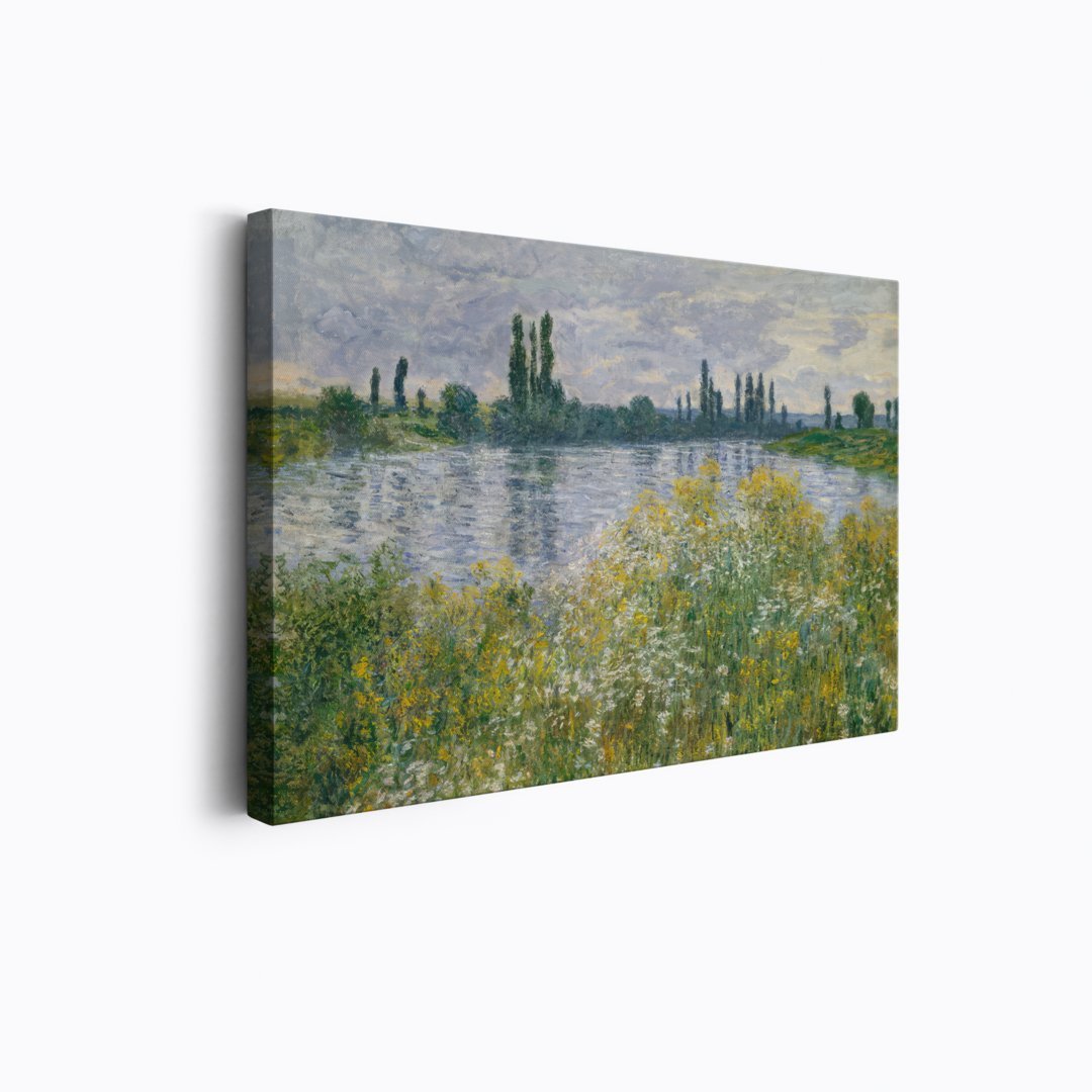 Banks on the Seine, Vetheuil | Claude Monet | Ave Legato | Canvas Art Prints | Vintage Artwork