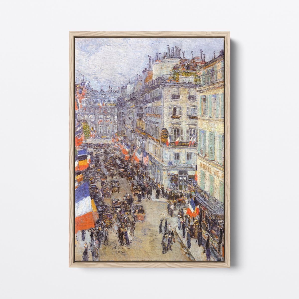 Bastille Day | Childe Hassam | Ave Legato | Canvas Art Prints | Vintage Artwork