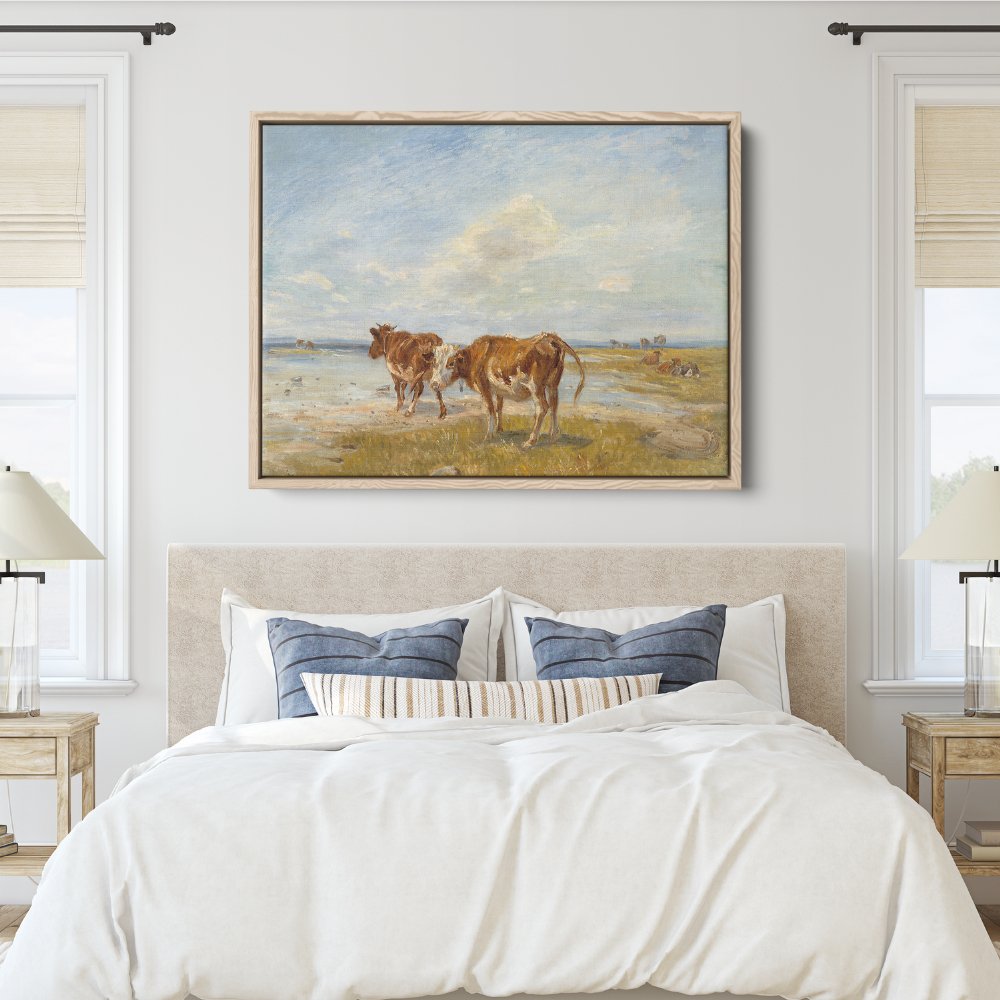 Beached Cows | Theodor Philipsen | Ave Legato Art Prints