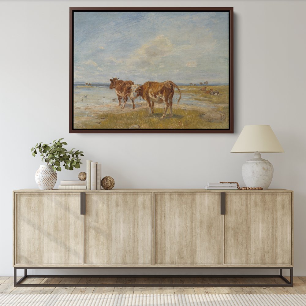 Beached Cows | Theodor Philipsen | Ave Legato Art Prints