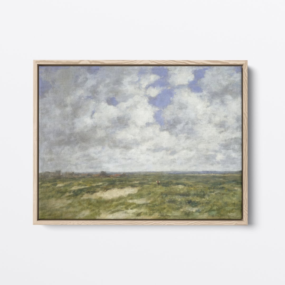 Berck Cloudy Landscape | Eugène Boudin | Ave Legato | Canvas Art Prints | Vintage Artwork