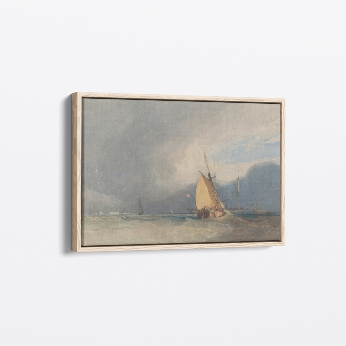 Boats off the Coast | John Cotman | Ave Legato | Canvas Art Prints | Vintage Artwork
