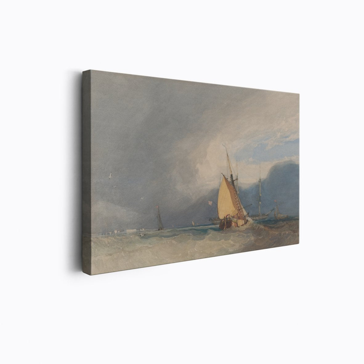 Boats off the Coast | John Cotman | Ave Legato | Canvas Art Prints | Vintage Artwork