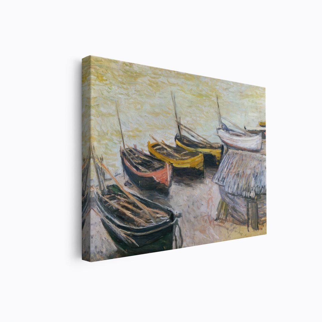 Boats on the Beach | Claude Monet | Ave Legato Art Prints