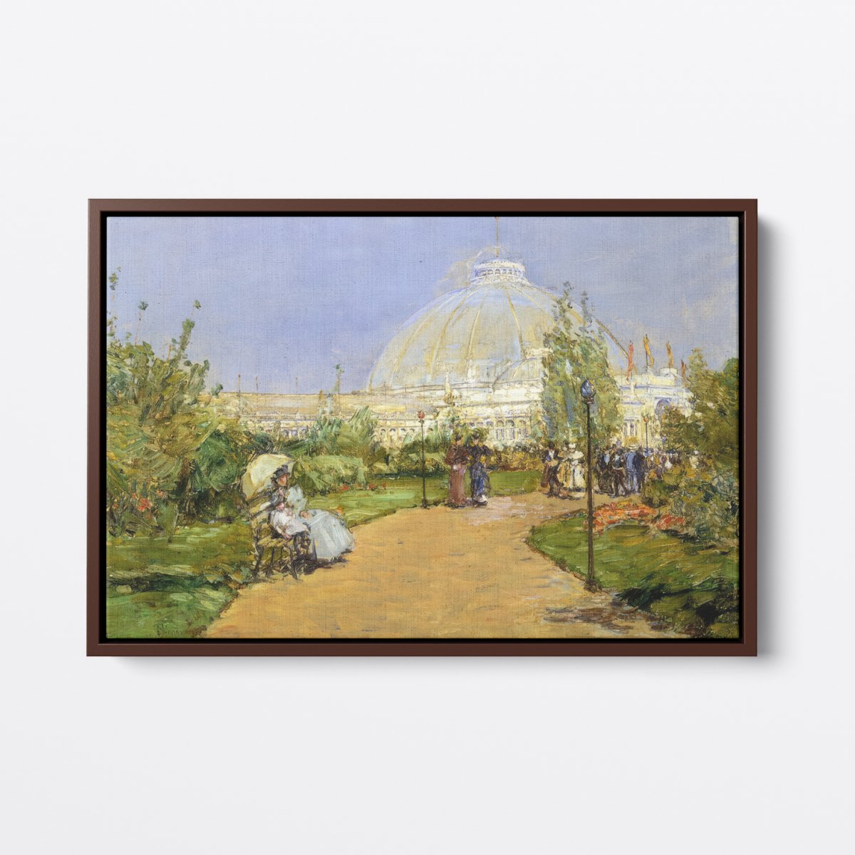Botanical Building, Columbian Exposition | Childe Hassam | Ave Legato | Canvas Art Prints | Vintage Artwork