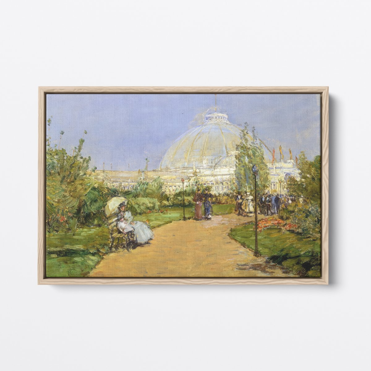 Botanical Building, Columbian Exposition | Childe Hassam | Ave Legato | Canvas Art Prints | Vintage Artwork