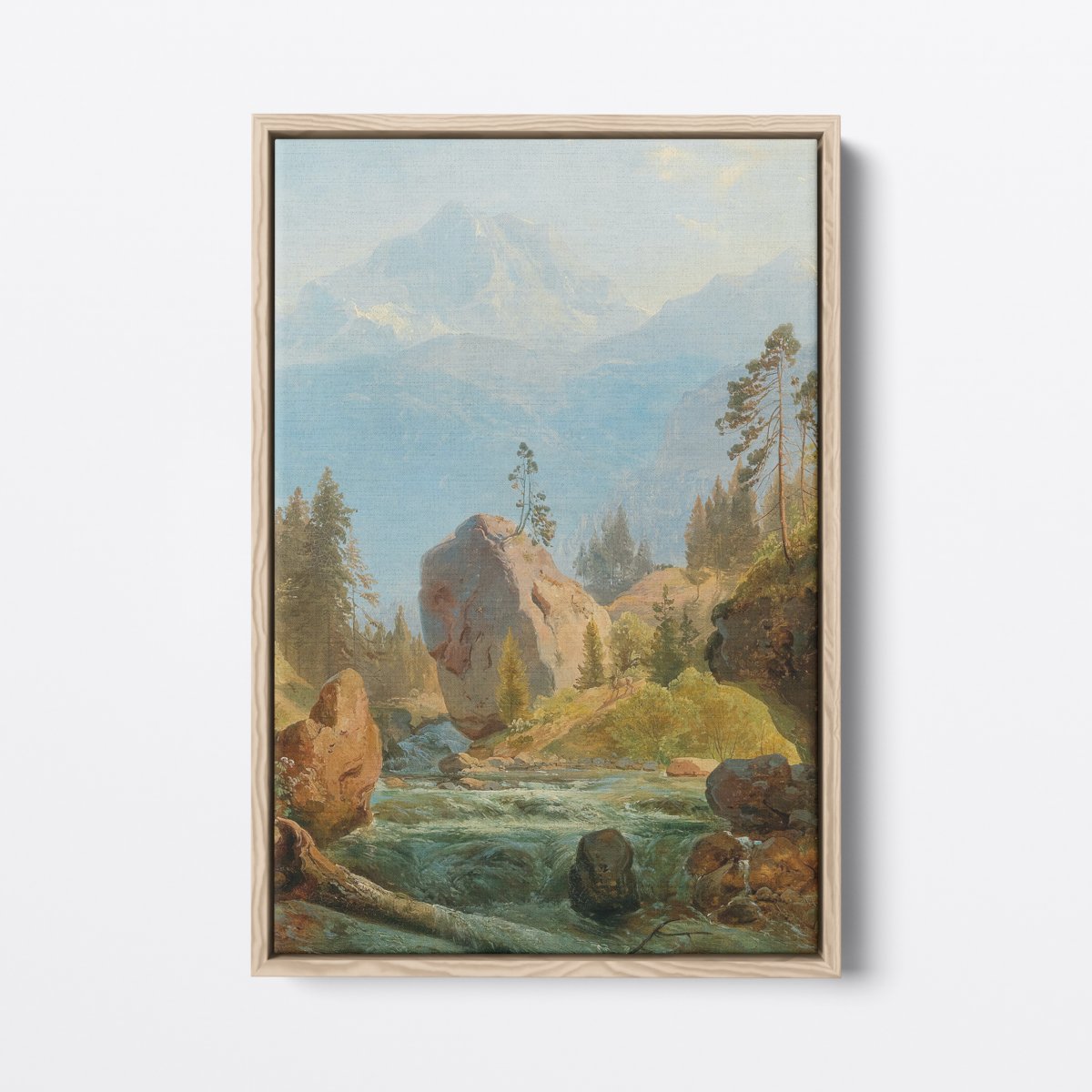 Boulder Beneath | Albert Zimmermann | Ave Legato | Canvas Art Prints | Vintage Artwork