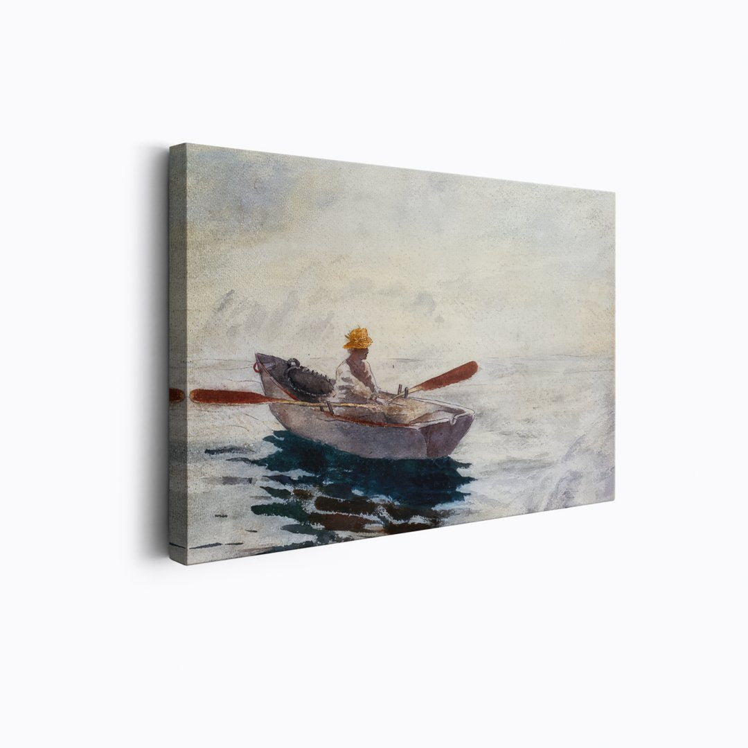 Boy In A Boat | Winslow Homer | Ave Legato | Canvas Art Prints | Vintage Artwork