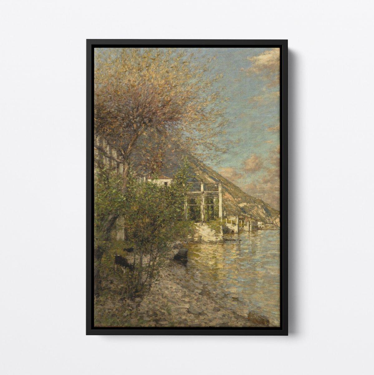 Brescian Shore | Henry Thangue | Ave Legato | Canvas Art Prints | Vintage Artwork