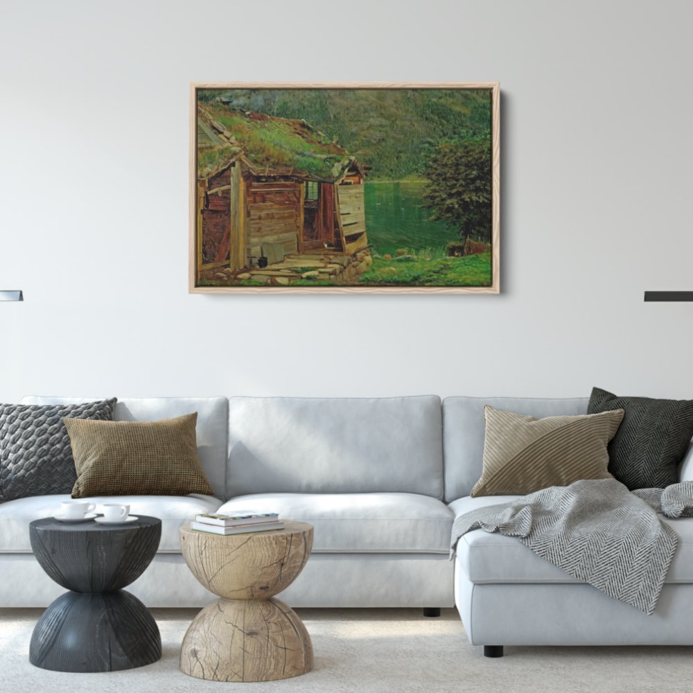 Cabin at Balestrand | Amaldus Nielsen | Ave Legato Art Prints