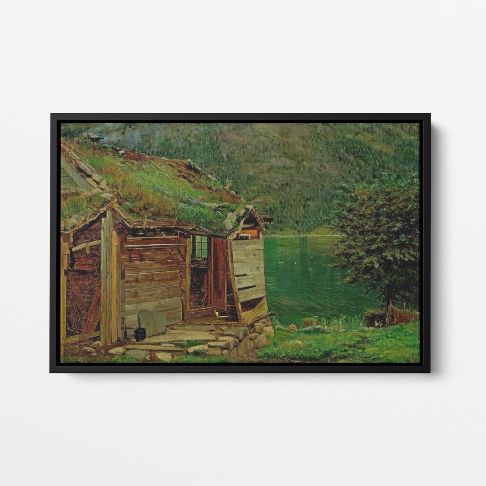 Cabin at Balestrand | Amaldus Nielsen | Ave Legato | Canvas Art Prints | Vintage Artwork