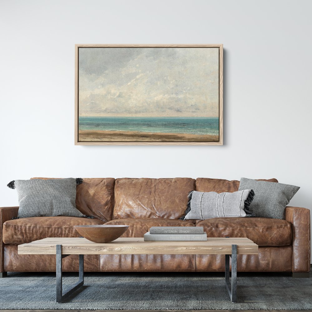 Calm Sea | Gustave Courbet | Ave Legato | Canvas Art Prints | Vintage Artwork