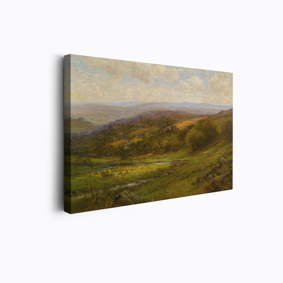 Cattle and Haystacks | Alfred Glendening | Ave Legato | Canvas Art Prints | Vintage Artwork