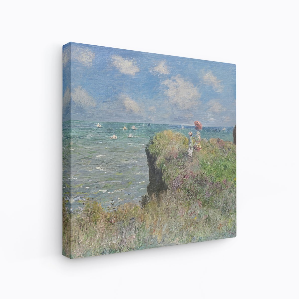 Cliff at Pourville | Claude Monet | Ave Legato | Canvas Art Prints | Vintage Artwork
