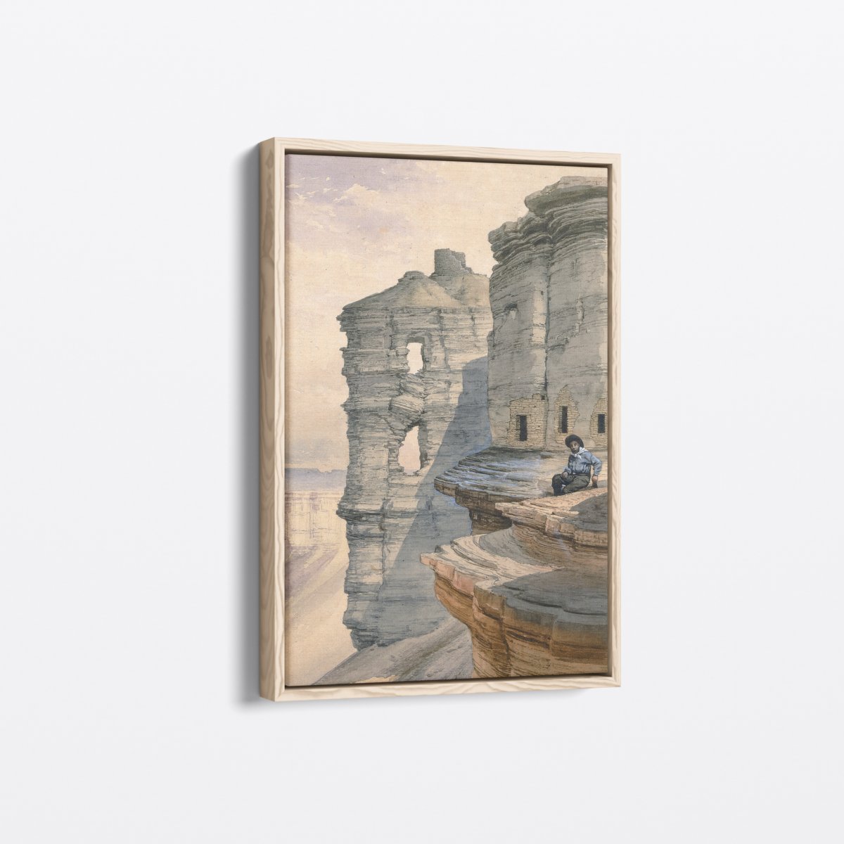 Cliff Houses | William Holmes | Ave Legato | Canvas Art Prints | Vintage Artwork