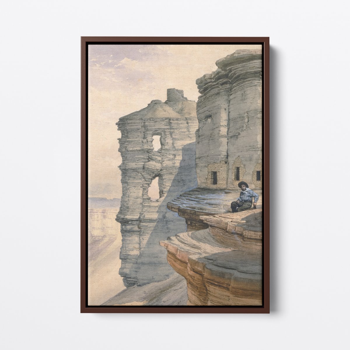 Cliff Houses | William Holmes | Ave Legato | Canvas Art Prints | Vintage Artwork