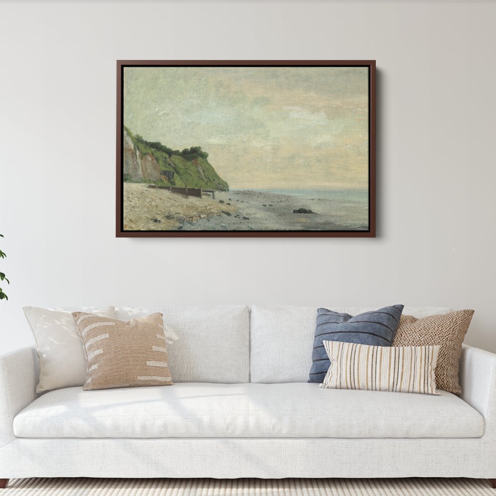 Cliffs on the Coast | Gustave Courbet | Ave Legato | Canvas Art Prints | Vintage Artwork