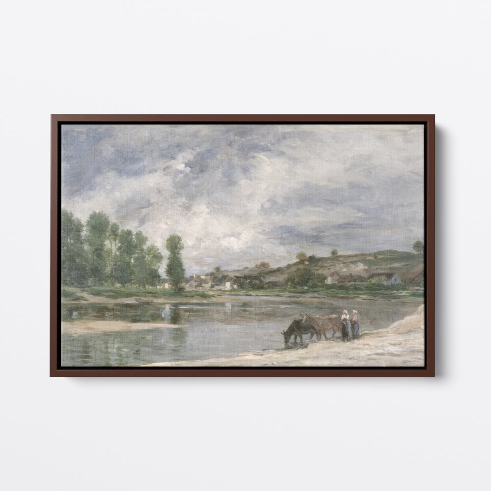 Cloudy Afternoon at the River | Charles Daubigny | Ave Legato | Canvas Art Prints | Vintage Artwork