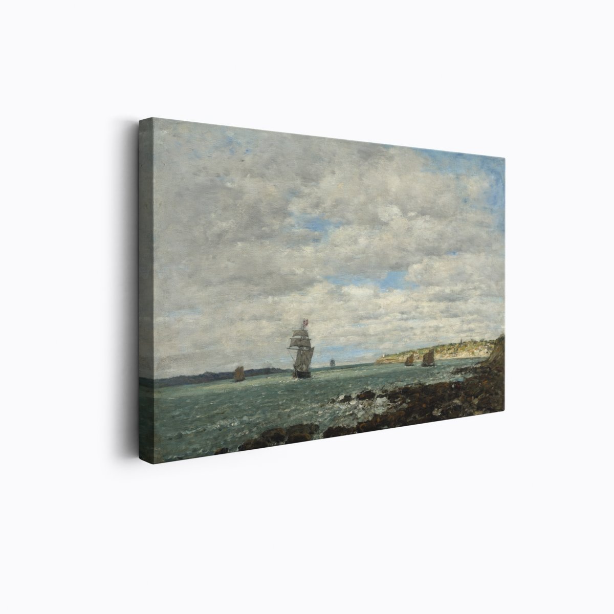 Coast of Brittany | Eugène Boudin | Ave Legato | Canvas Art Prints | Vintage Artwork