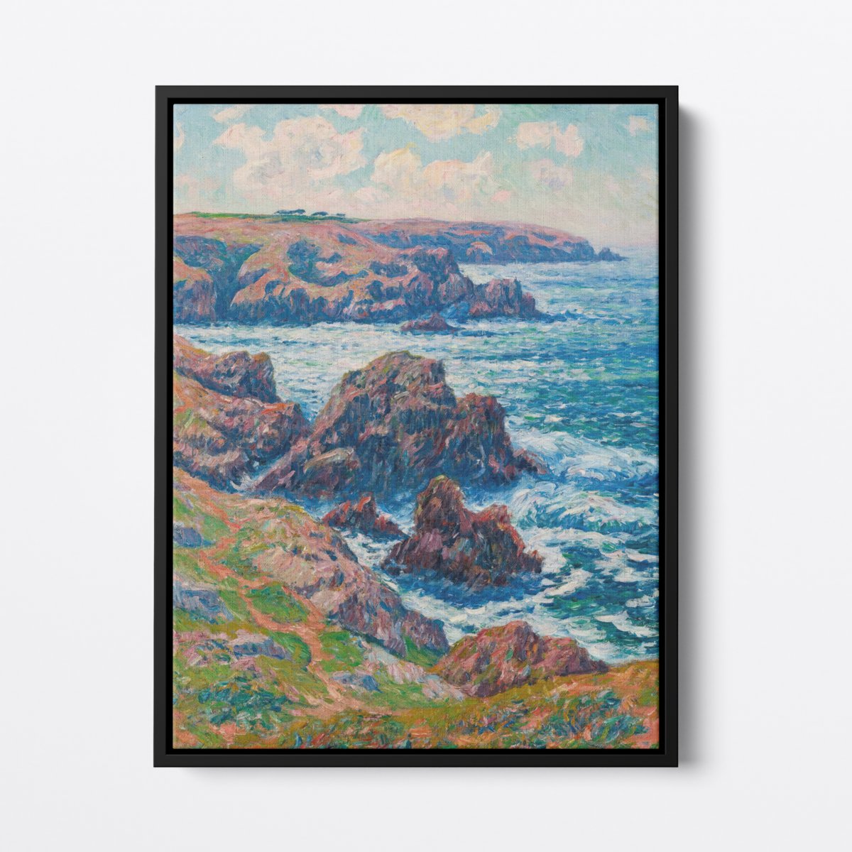 Colored Cliffs | Henry Moret | Ave Legato | Canvas Art Prints | Vintage Artwork