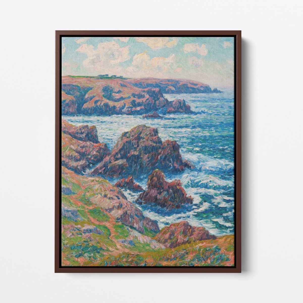 Colored Cliffs | Henry Moret | Ave Legato | Canvas Art Prints | Vintage Artwork