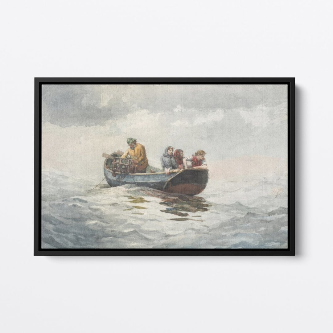 Crab Fishing | Winslow Homer | Ave Legato | Canvas Art Prints | Vintage Artwork
